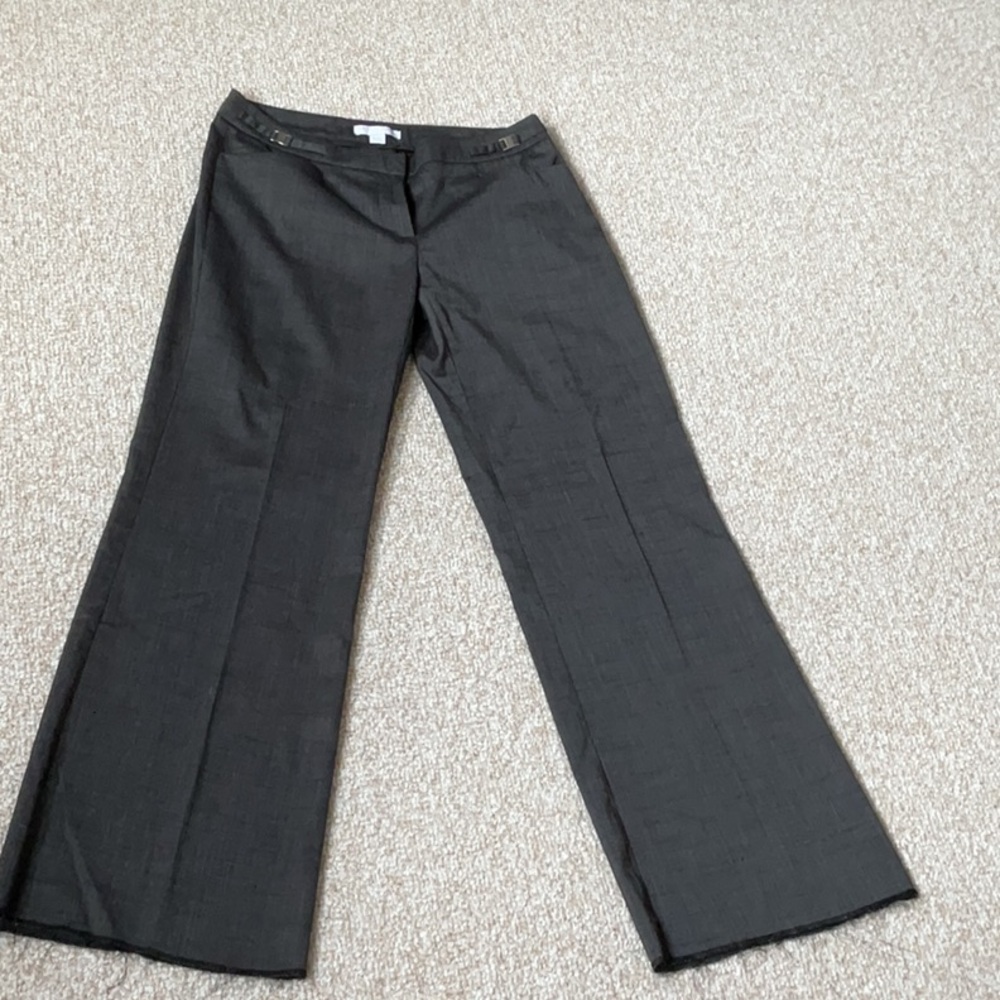 New York and Company Classic Brown Wide-Leg Trousers